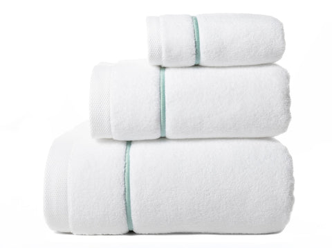 Juego de 3 toallas de baño Posidon 100% algodón orgánico 600gr/m² zero twist (verde)